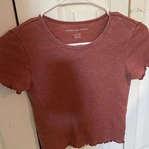 American Eagle Waffle Top
